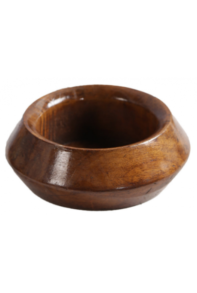 Brown Solid Wood Vase